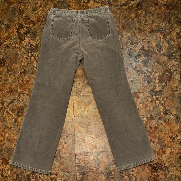 Talbots Women’s Straight Leg Corduroy Stretch Jeans Tan Size 8 Boot Cut Chino - Picture 7 of 9